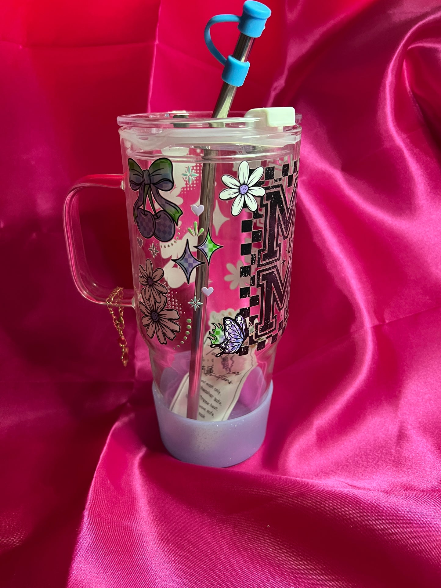 MAMA with cherries/flowers