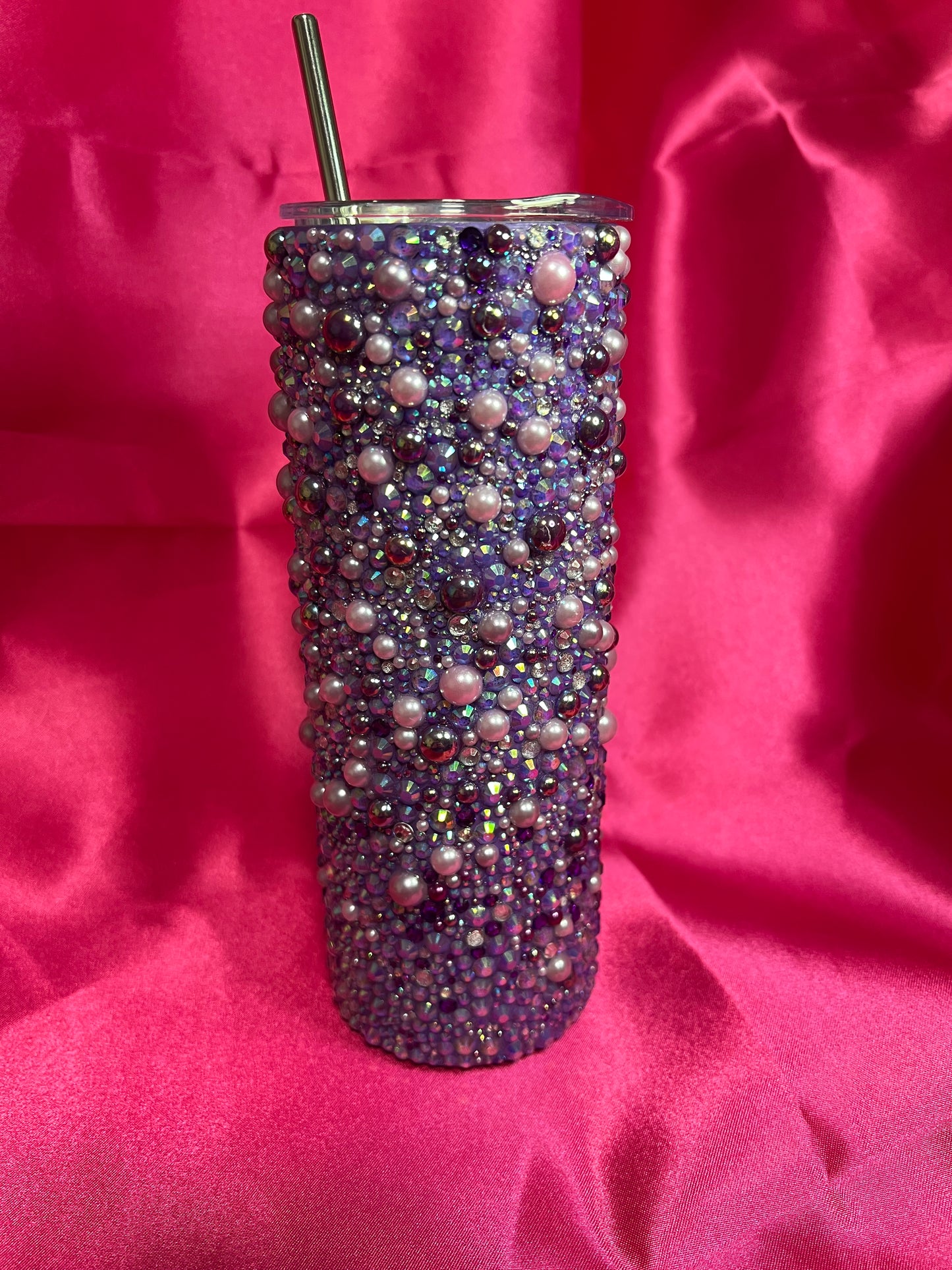 Pearl/Rhinestone Tumbler