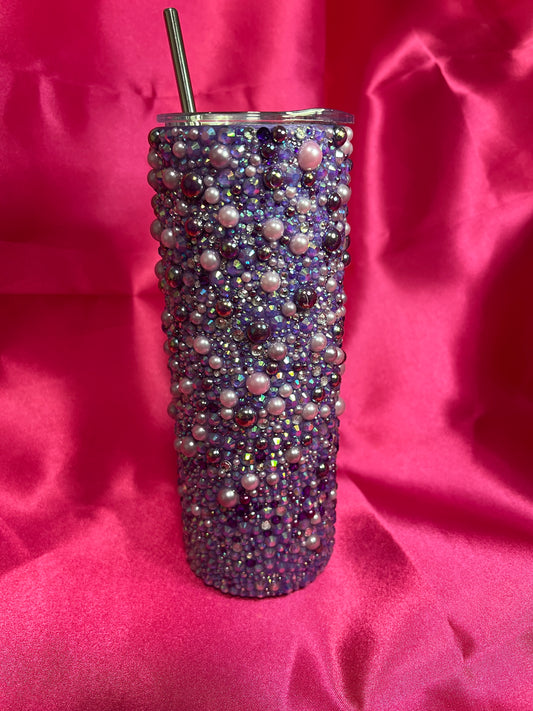 Pearl/Rhinestone Tumbler