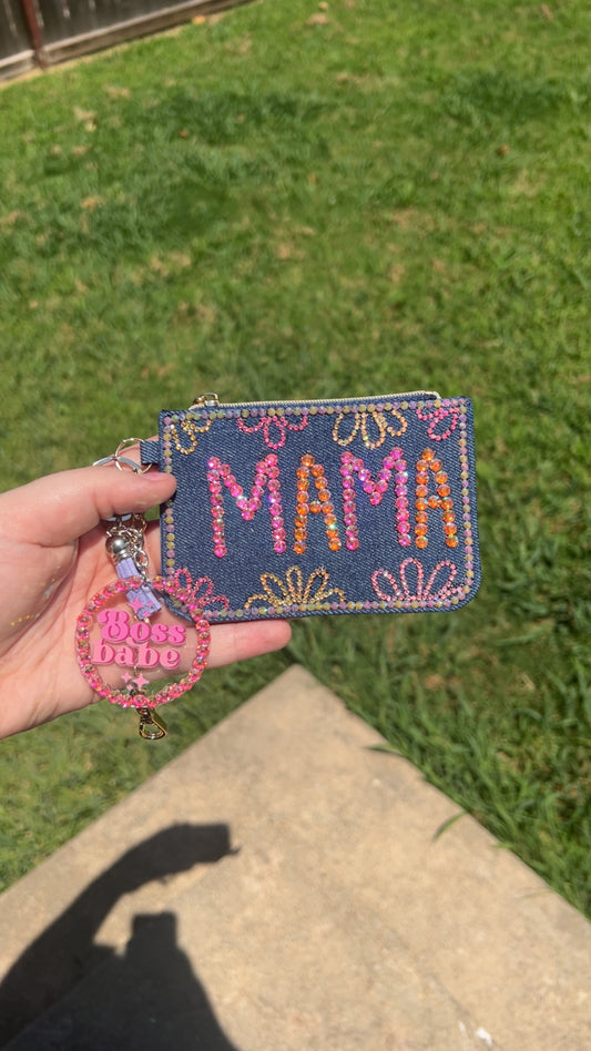 MAMA Coin Purse Keychain